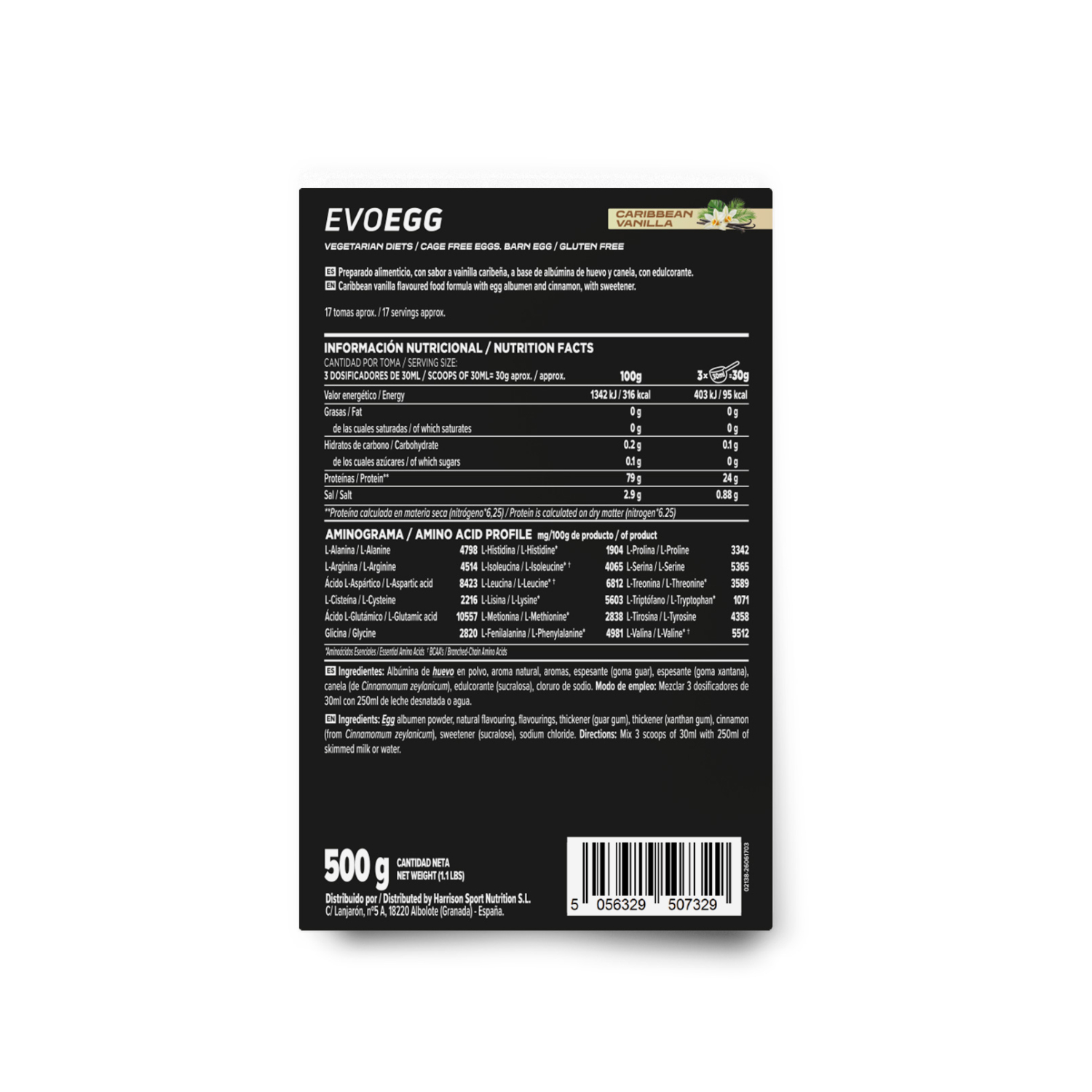 Evoegg 2.0 (albúmina de huevo) 500g, foto 2