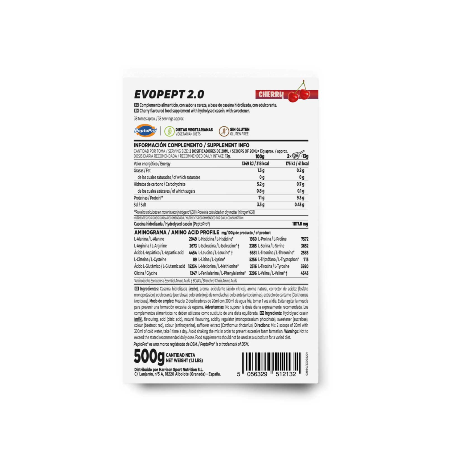 Evopept 2.0 (PeptoPro®) 500g, foto 2