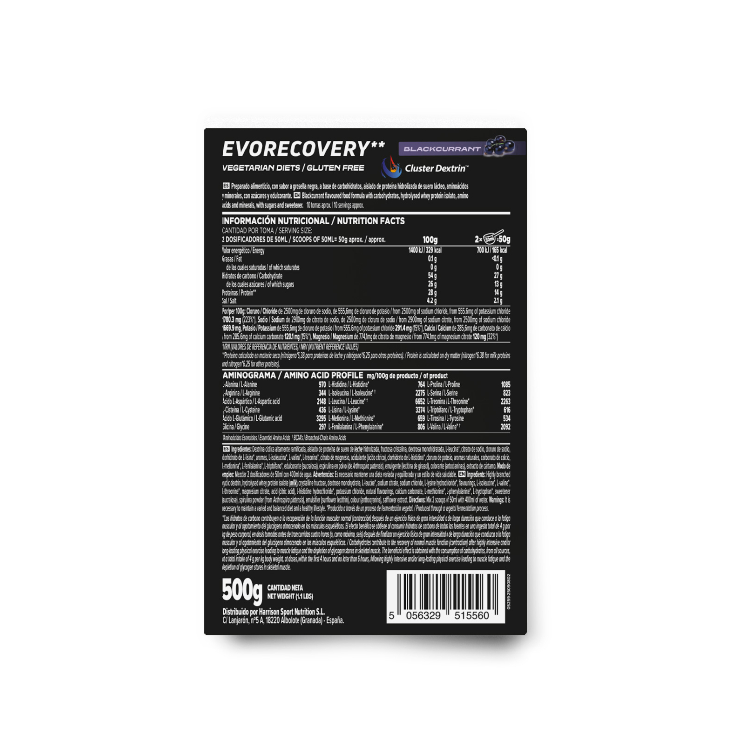 Evorecovery en polvo 500g, foto 2