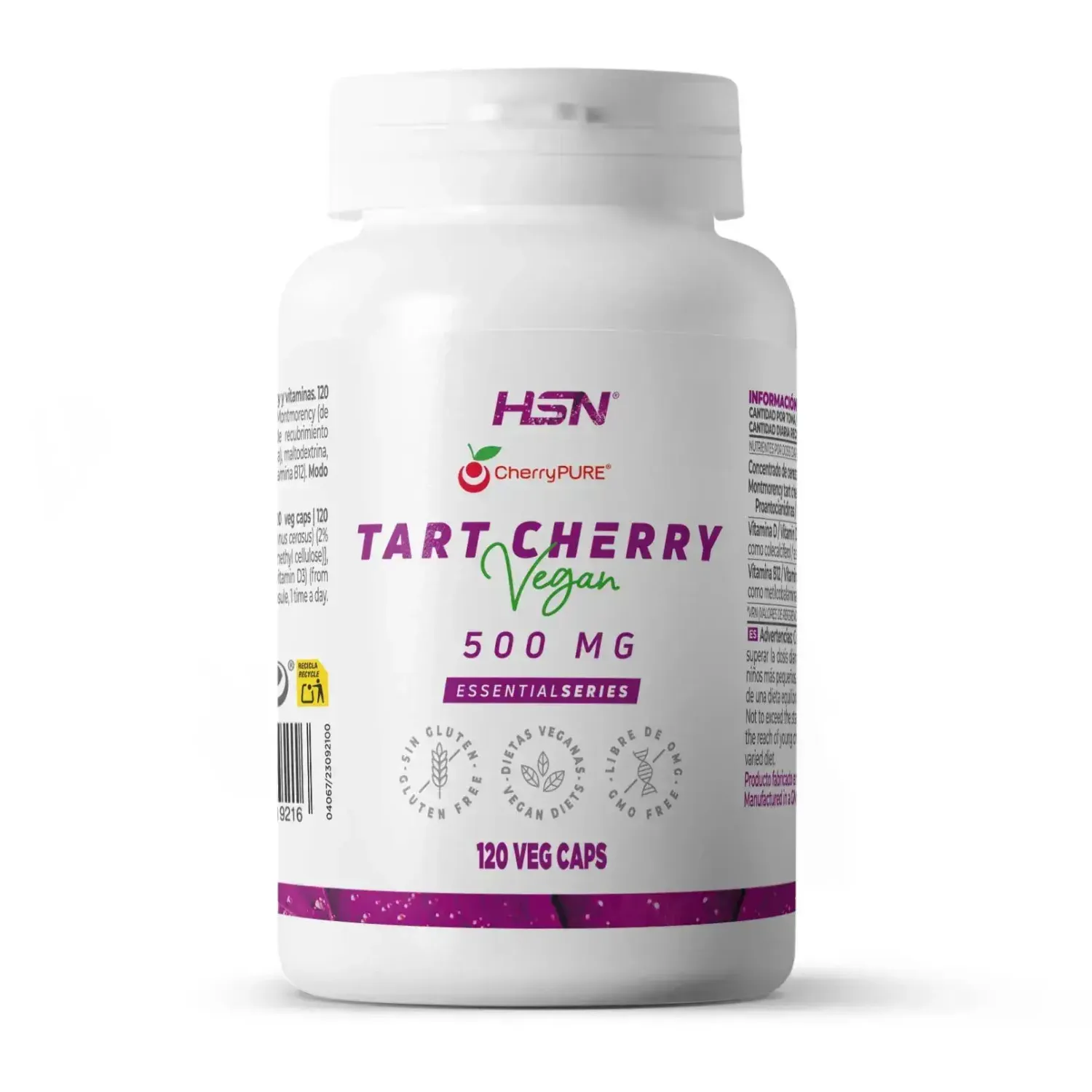 Tart cherry 500mg (CherryPURE®) - 120 veg caps