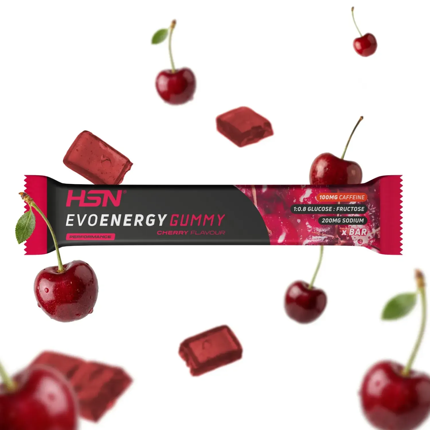 Evoenergy gummy bar con cafeína 30g