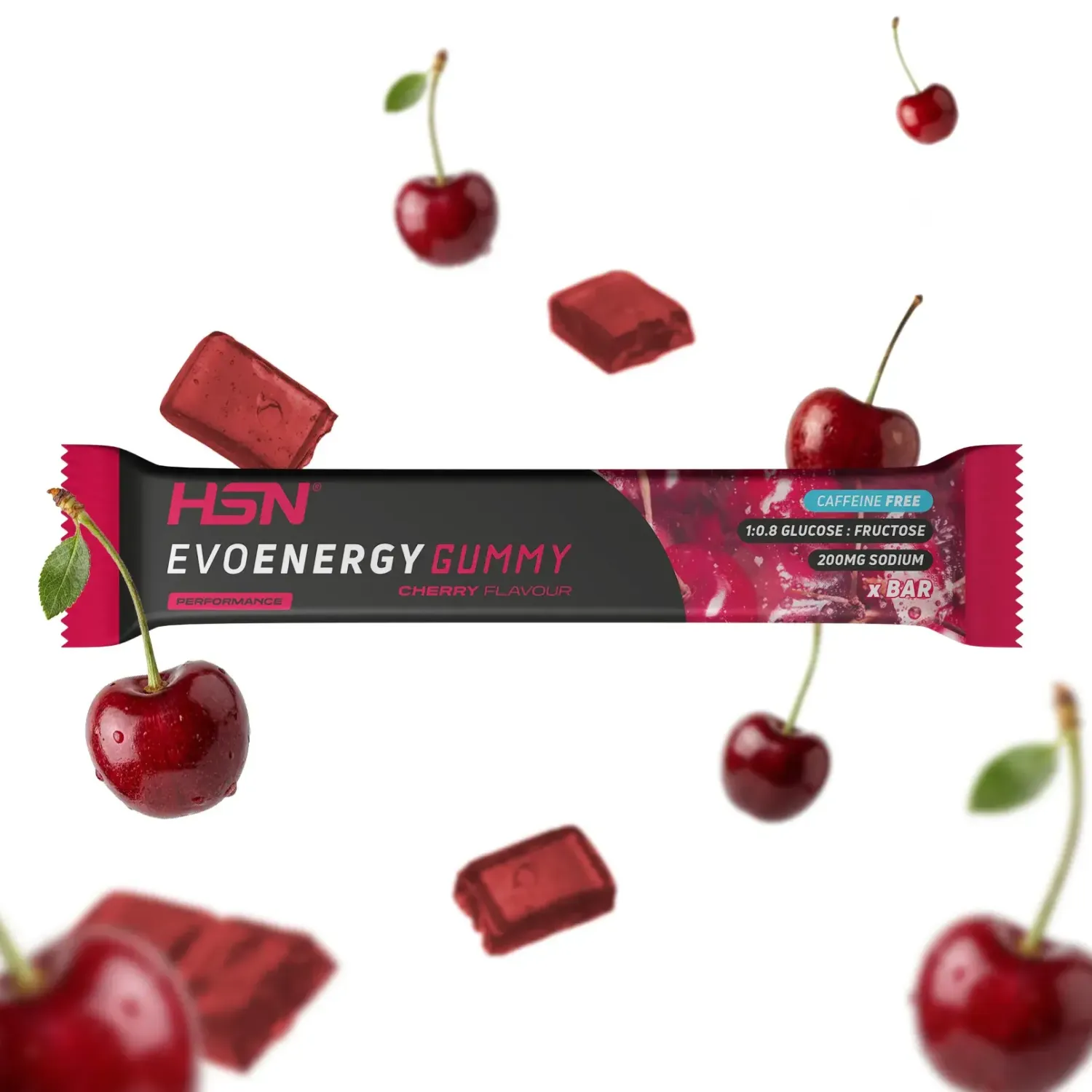 Evoenergy gummy bar sin cafeína 30g