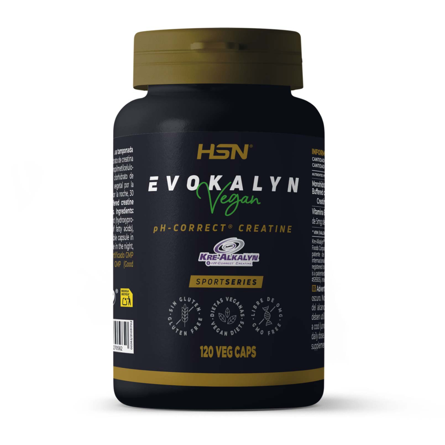 Evokalyn creatina alcalina - 120 veg caps
