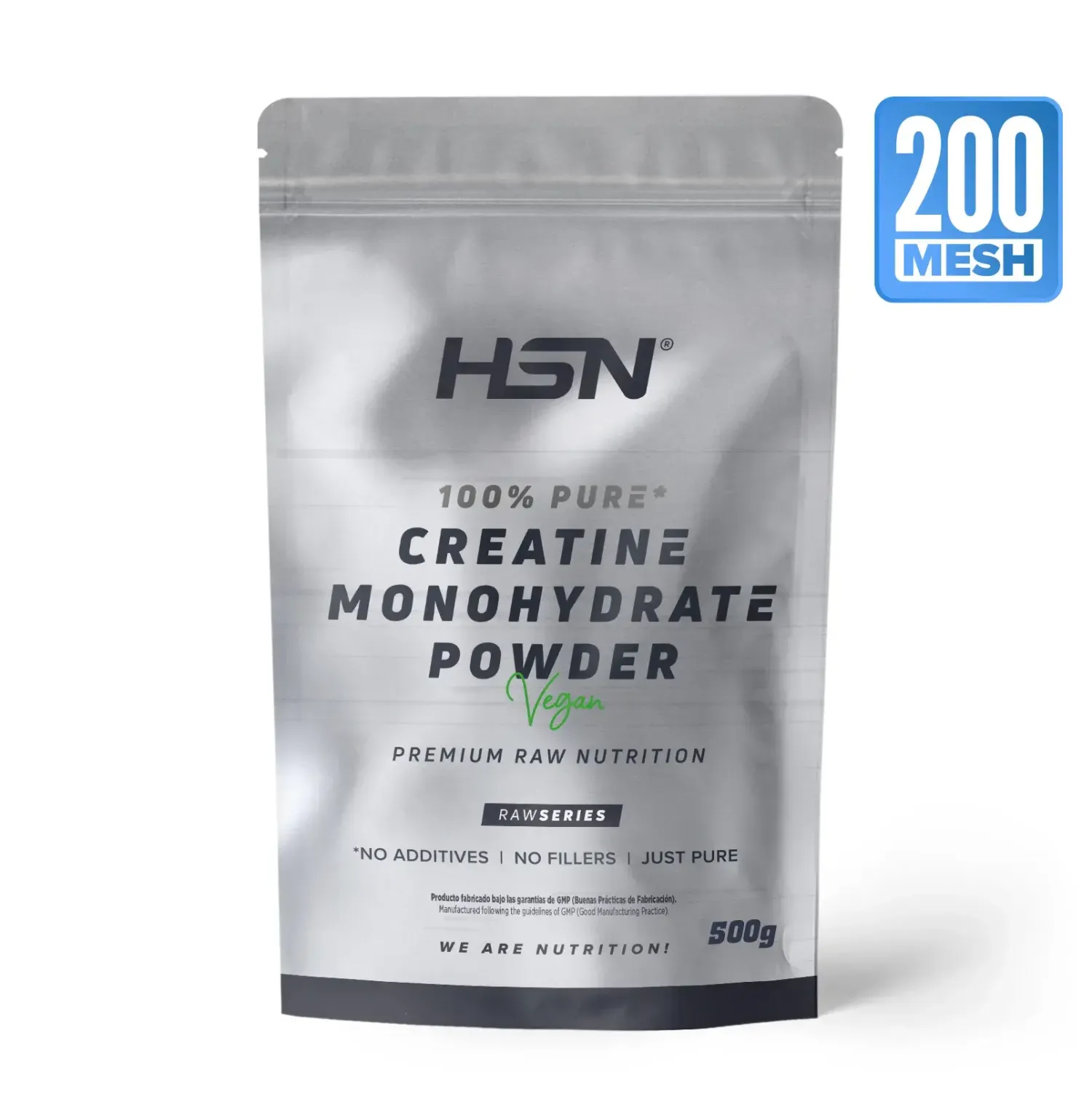 Creatina monohidrato en polvo (200 mesh) 500g