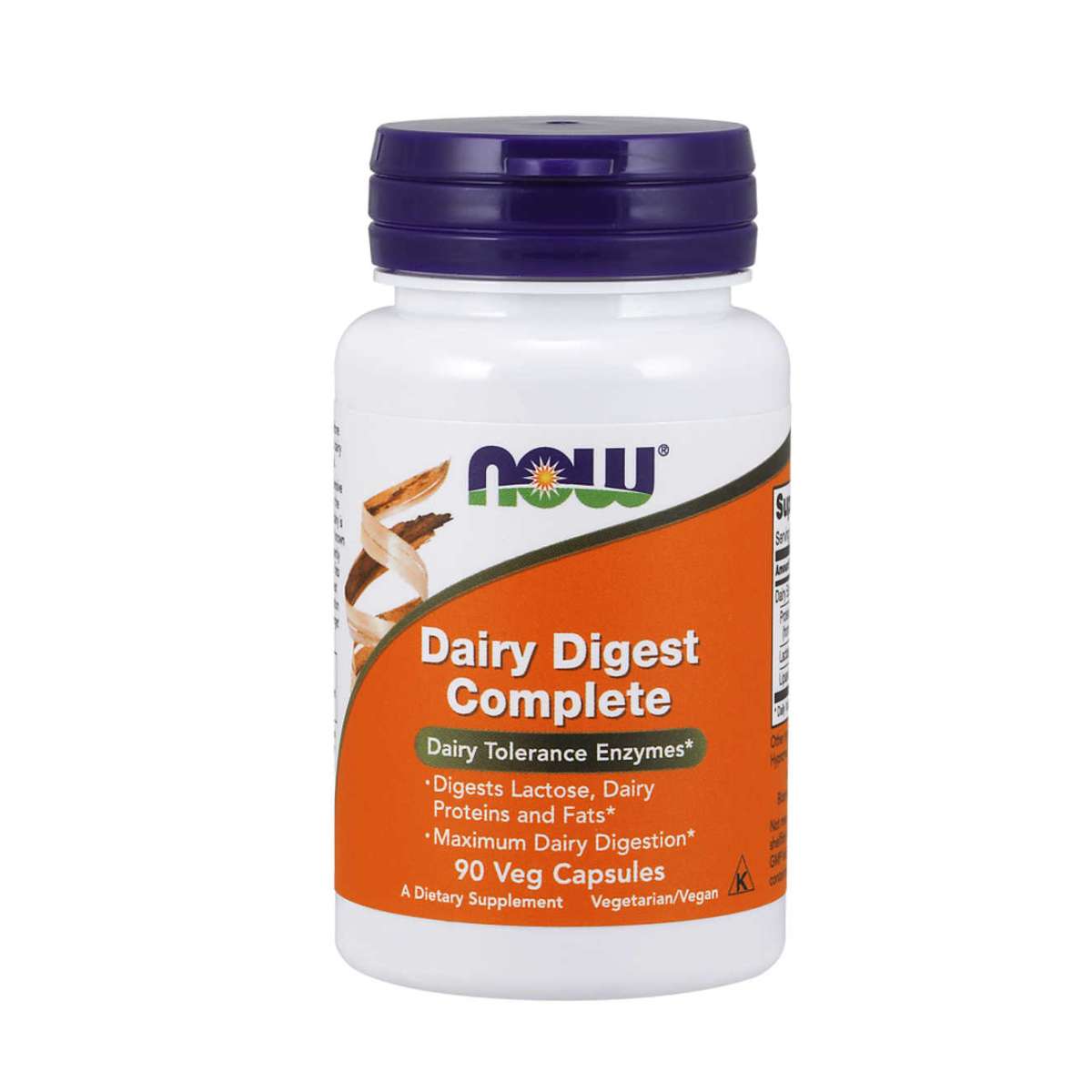 Dairy Digest Complete 90 Veg Caps by Now Foods - HSNstore