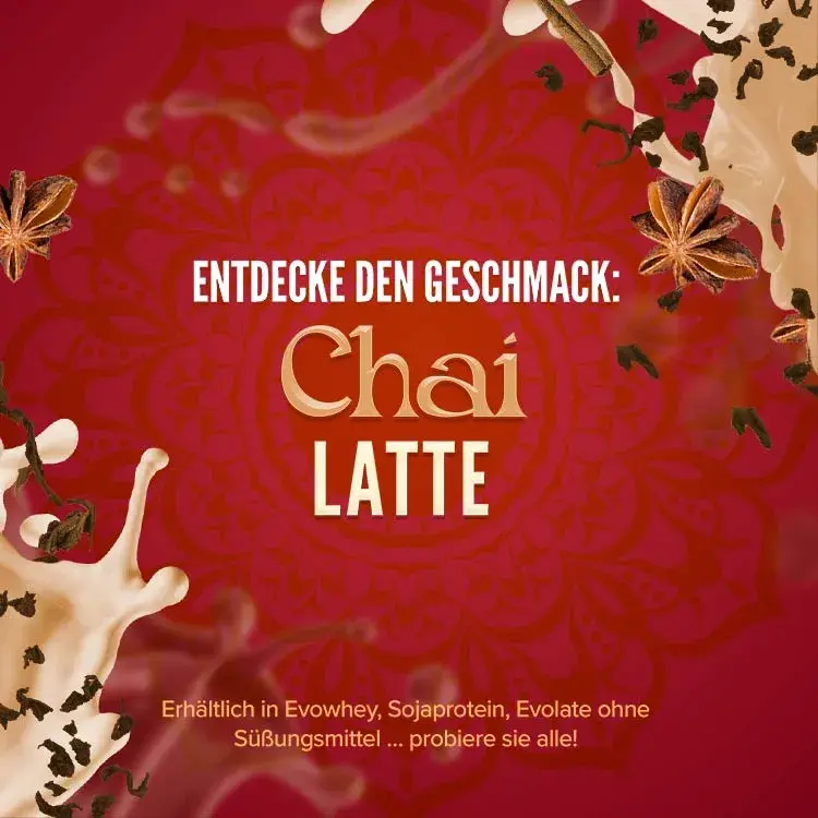 Probier unseren Geschmack Chai Latte