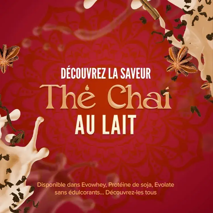 Testez notre saveur Thé Chai Au Lait