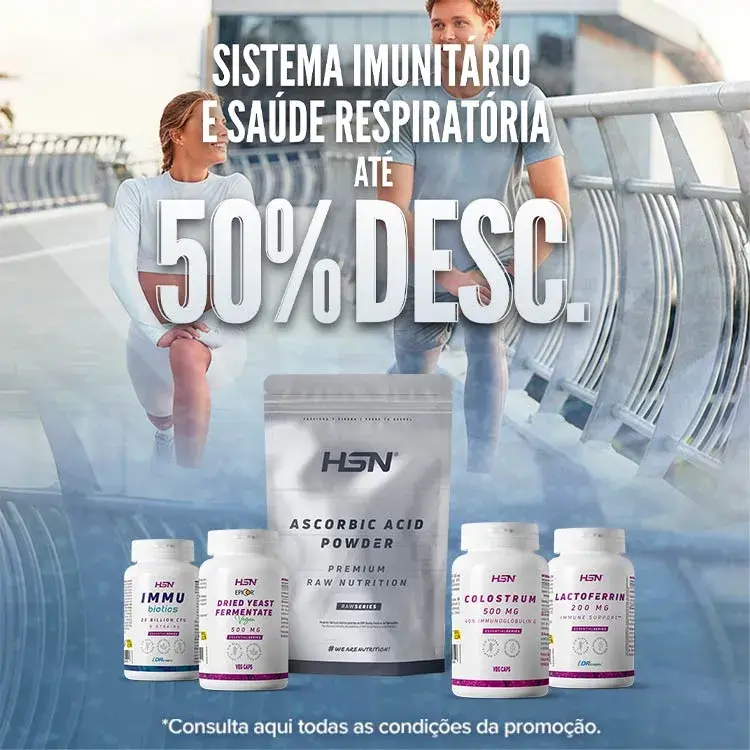 Até 50% Desc. em Sistema Imunitário e Saúde Respiratória