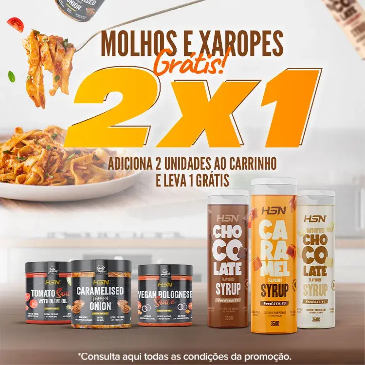 2x1 em Molhos e Xaropes