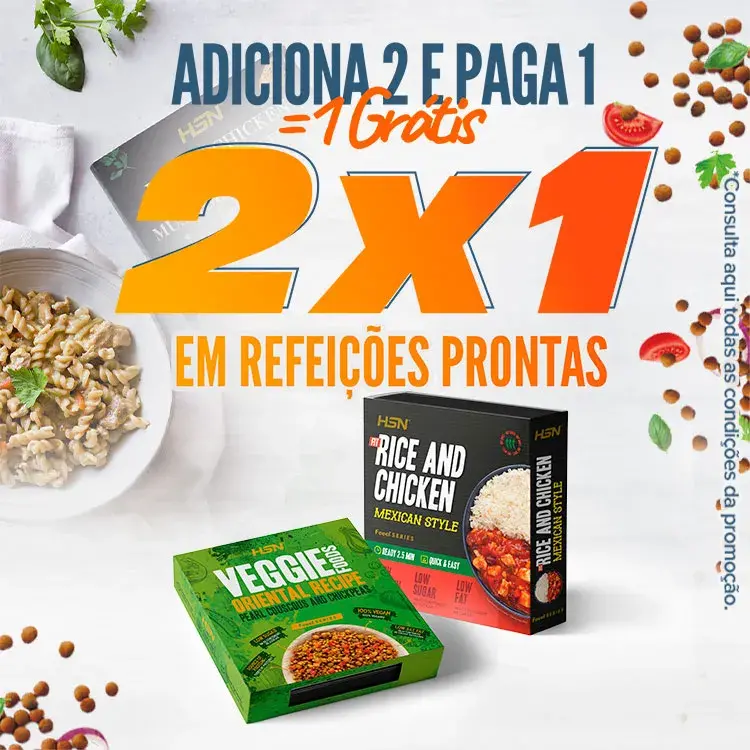 2x1 em Refeições Prontas