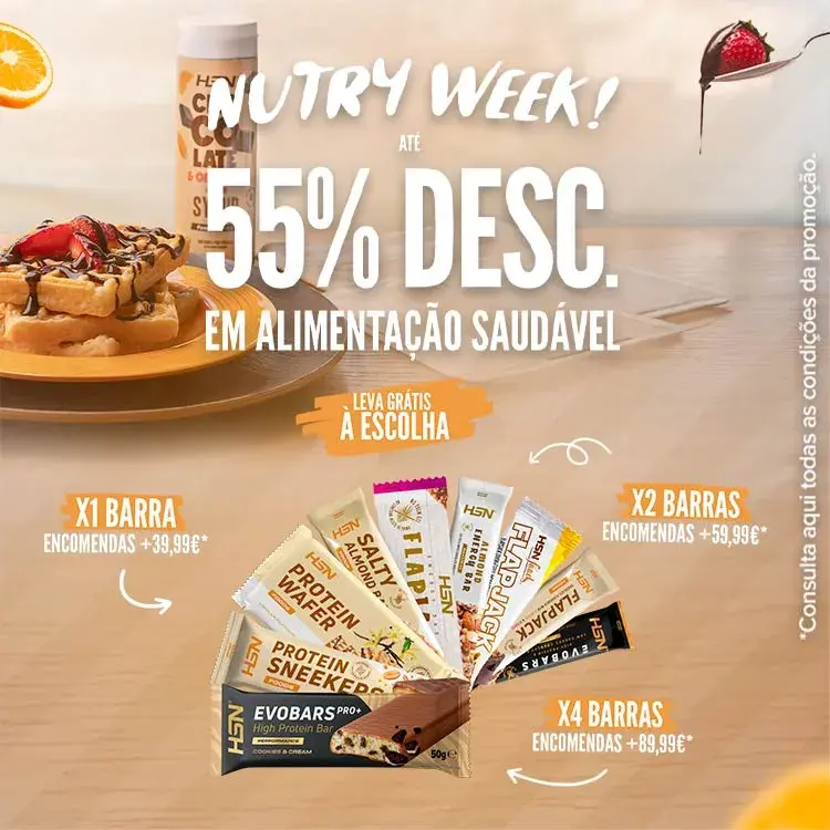 Até 55% Desc. em Alimentação Saudável