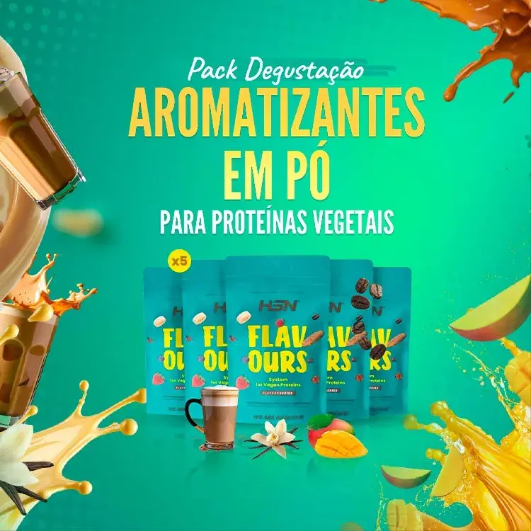 Aromatizantes em Pó para Proteínas Vegetais - Pack Degustação