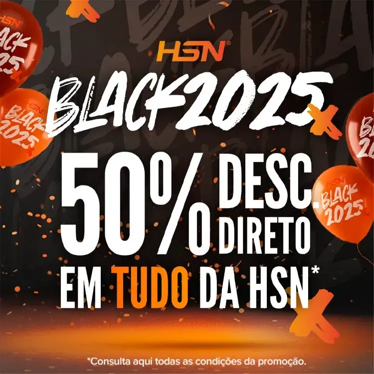 50% Desc. Direto em Tudo da HSN