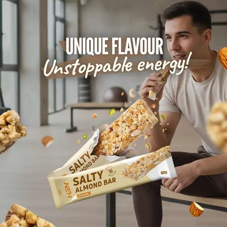 HSN Salty Almond Energy Bar