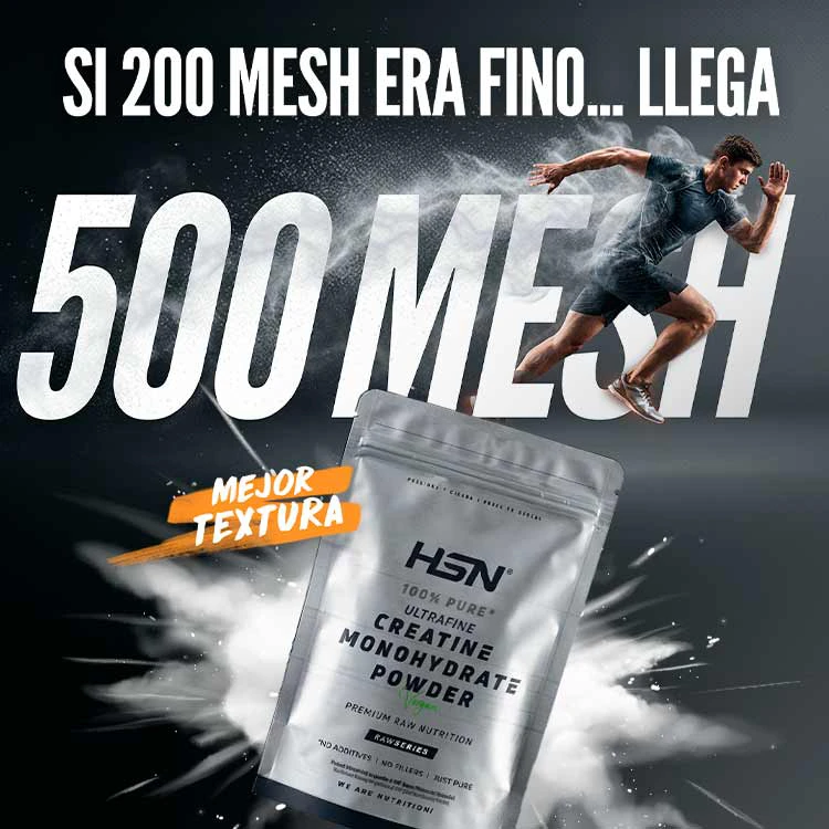 Creatina Monohidrato Ultrafina en Polvo (500 mesh) de HSN