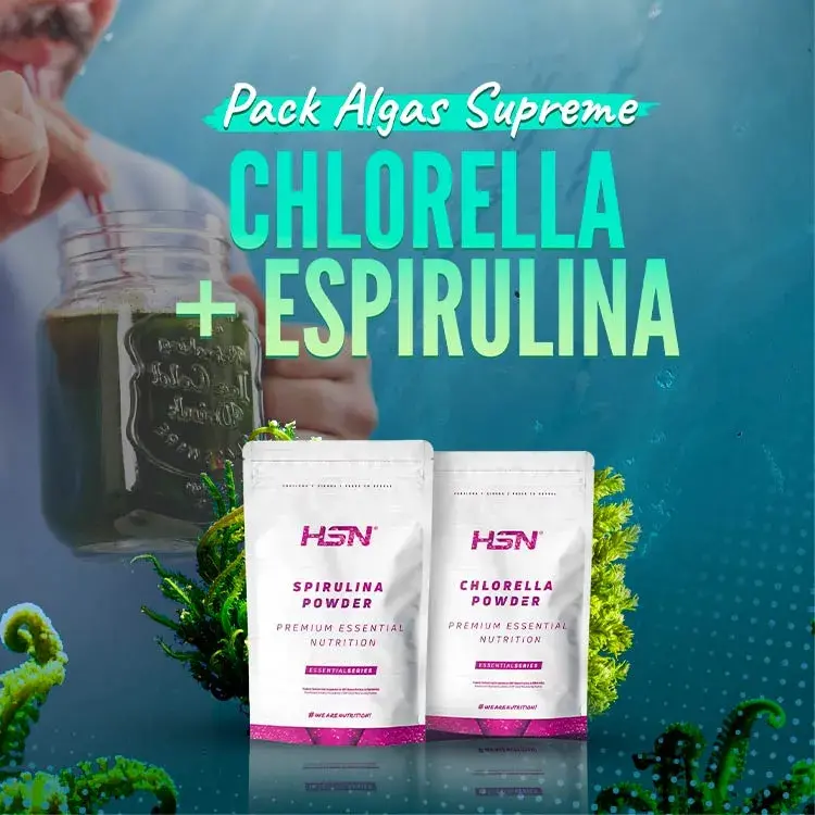Pack Algas Supreme: Chlorella + Espirulina