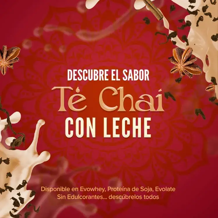 Prueba nuestro sabor Té Chai con Leche