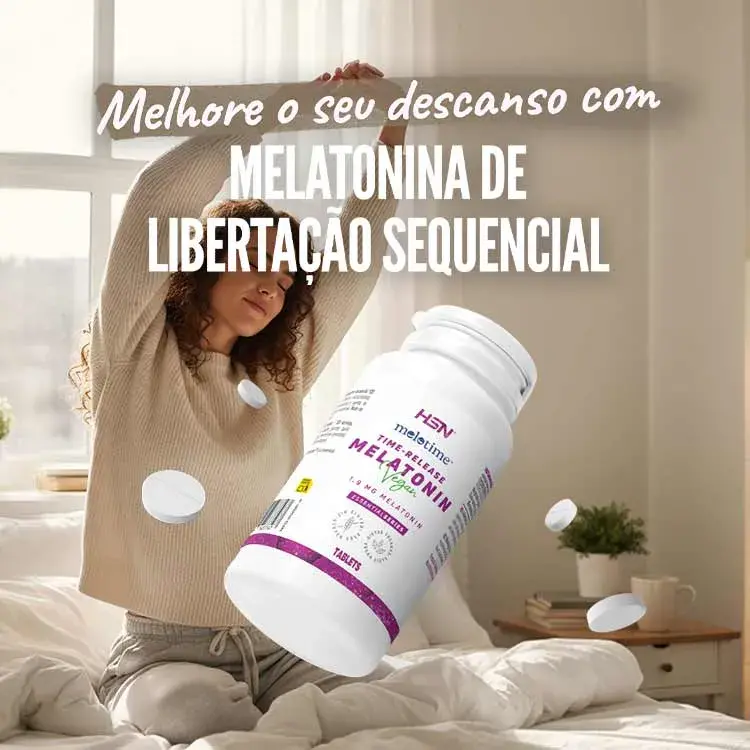 Melatonina Libertação Sequencial (Melotime™) (1,9mg Melatonina) da HSN