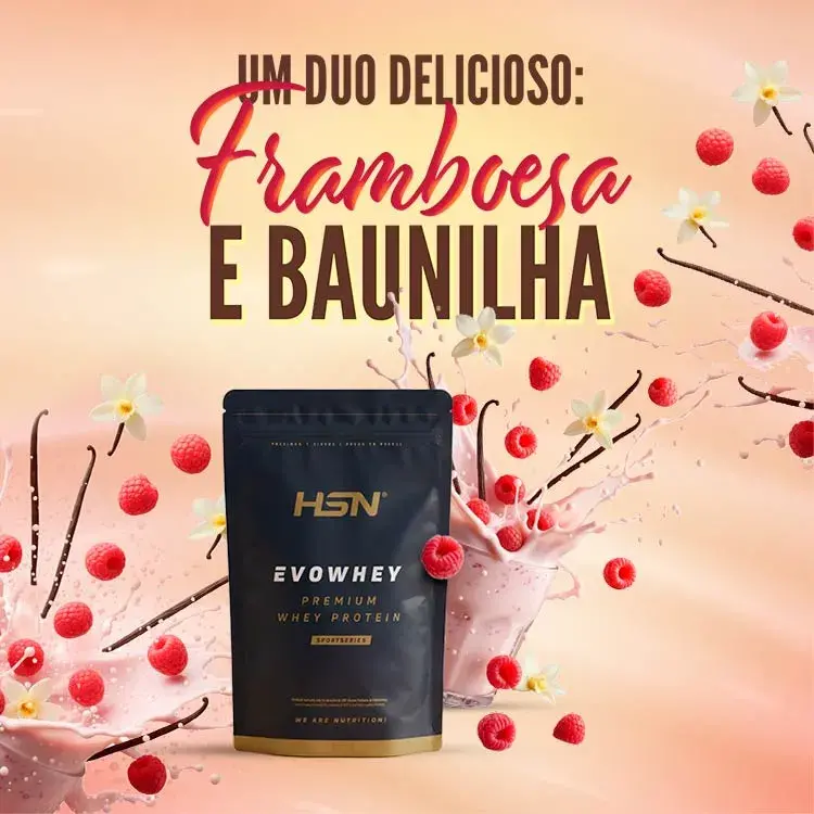 Sabor Framboesa e Baunilha