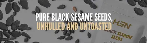 Buy Unpeeled Black Sesame Seeds from FoodSeries