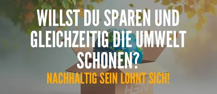 Bestellung abholen und die Umwelt unterstützen