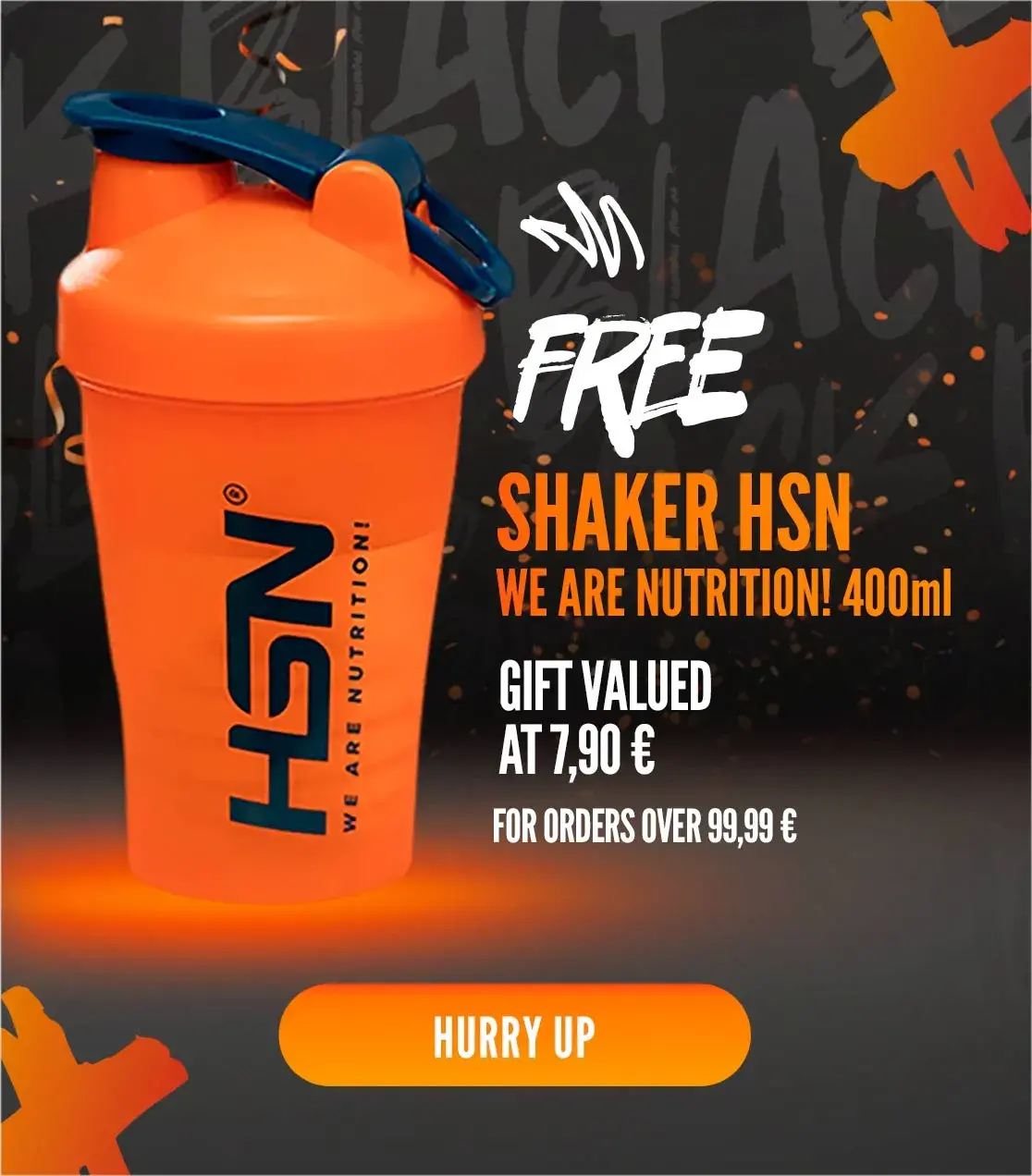 Shaker HSN We Are Nutrition! Blender Ball 400ml Gift