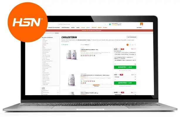 Cholesterinsenkende Produkte HSN