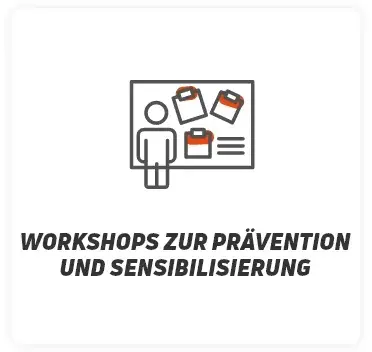 Workshops zur preavention und sensibilisierung