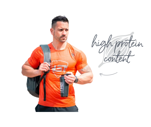 high protein content