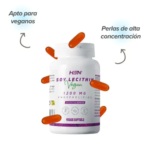 Lecitina de soja natural en softgels