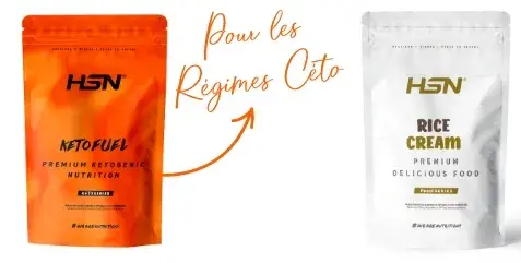 Weight gainer keto fuel et crème de riz