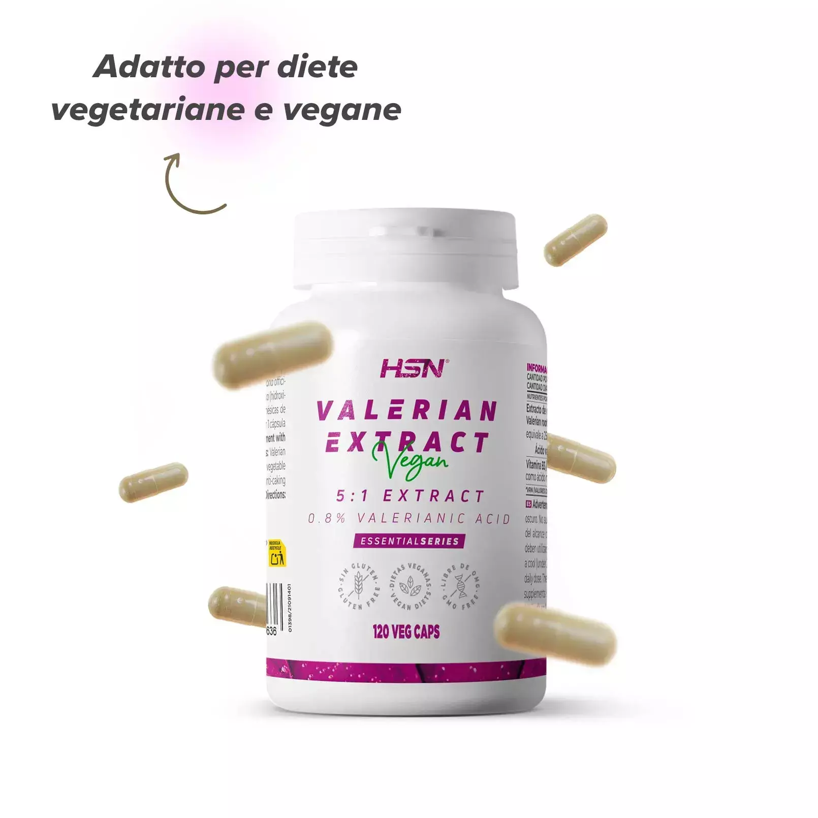 Estratto di radice di valeriana con vitamina B3