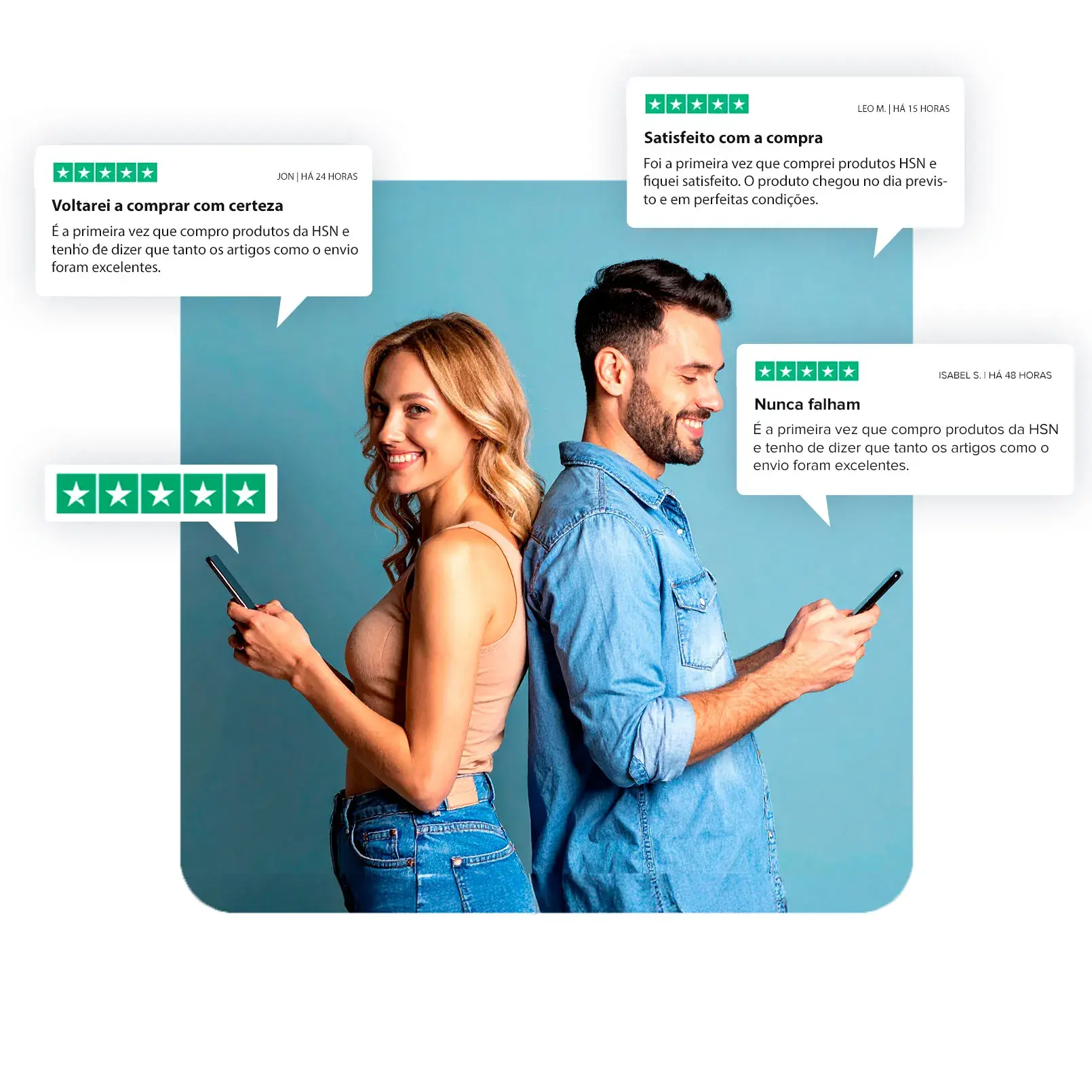 Opinar sobre os produtos HSN