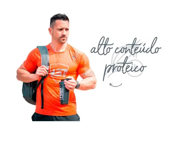 alto conteúdo proteico
