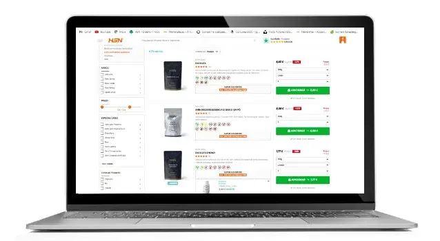 Comprar aminoácidos essenciais da HSN