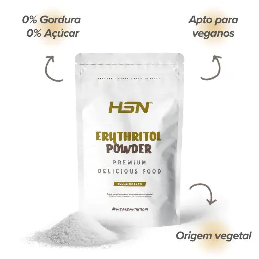 Eritritol em pó sem calorias