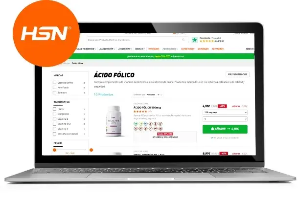 Comprar ácido fólico HSNstore