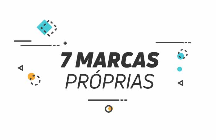 7 marcas próprias