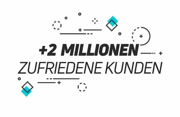 + 800.000 Kunden