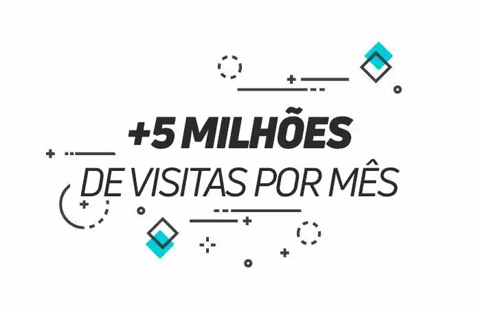 3.000.000 de visitas por mês