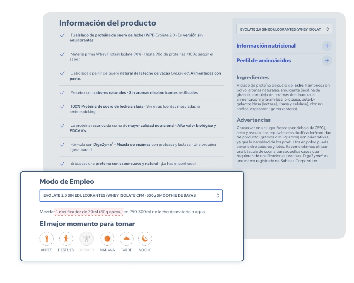 &iquest;C&oacute;mo saber qu&eacute; cacito dosificador necesitas?