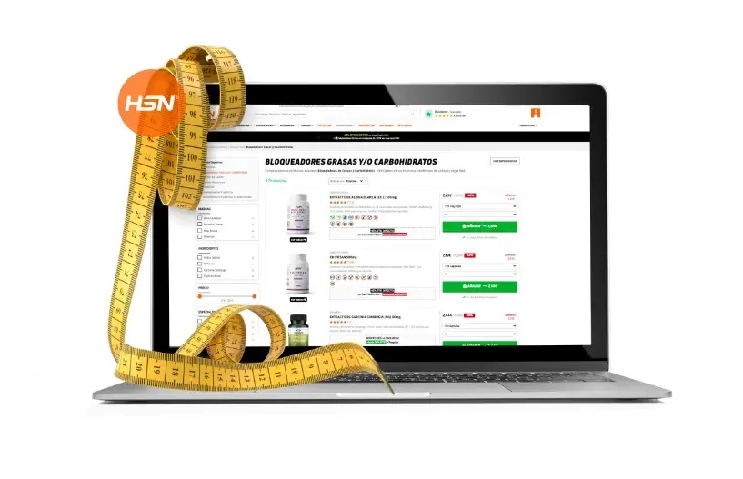 Comprar bloqueadores de grasa y carbohidratos HSN