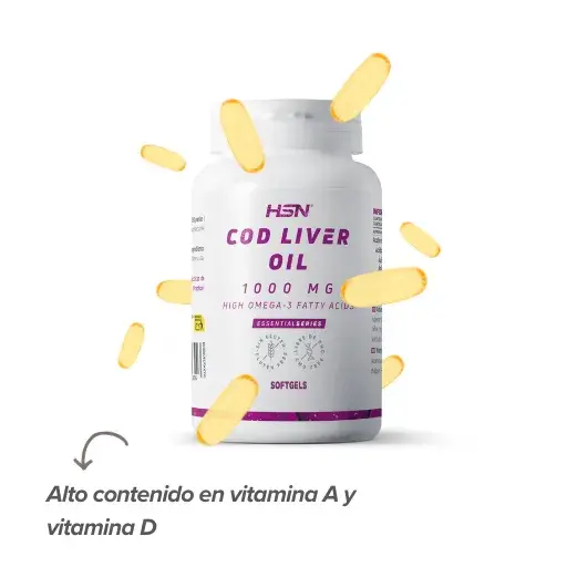 Aceite de h&iacute;gado de bacalao con vitaminas