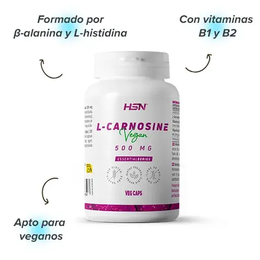 Carnosina con vitamina B1 y riboflavina