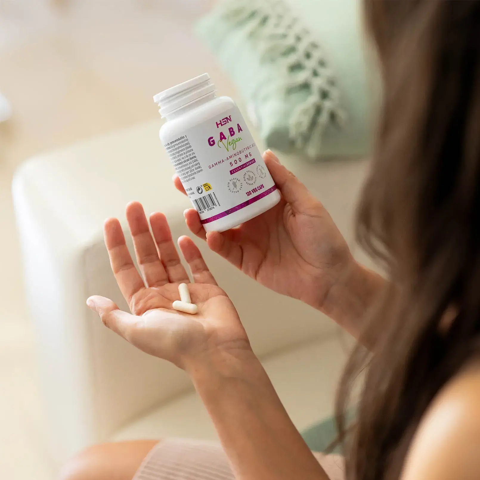 Cápsulas de GABA con ácido pantoténico y vitamina B6