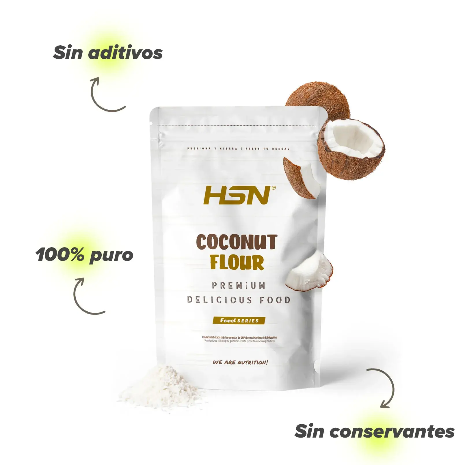 Preparados alimenticios con ingredientes 100% puros