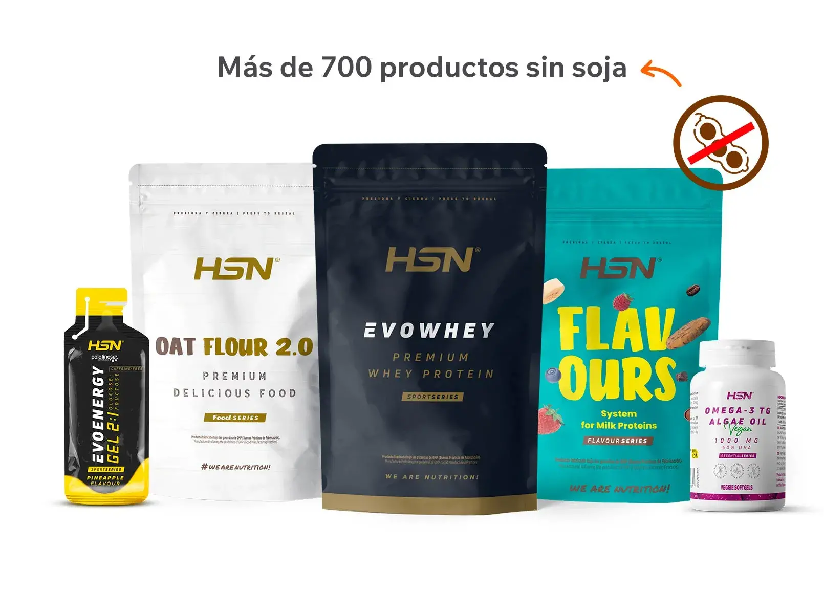 Alimentos y complementos Sin Soja al mejor precio