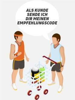 Freunde werben Freunde-Programm