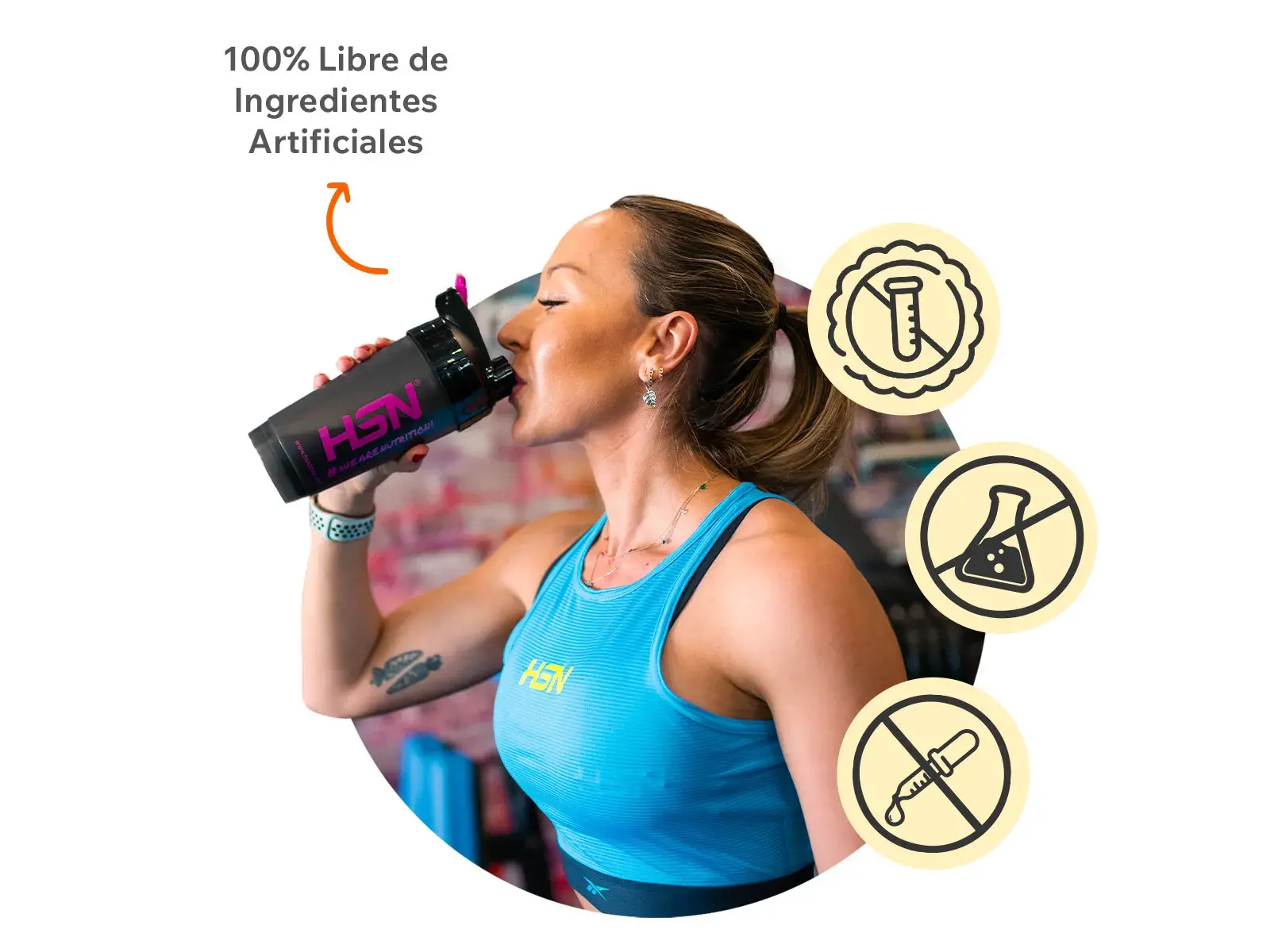 Libre de ingredientes artificiales