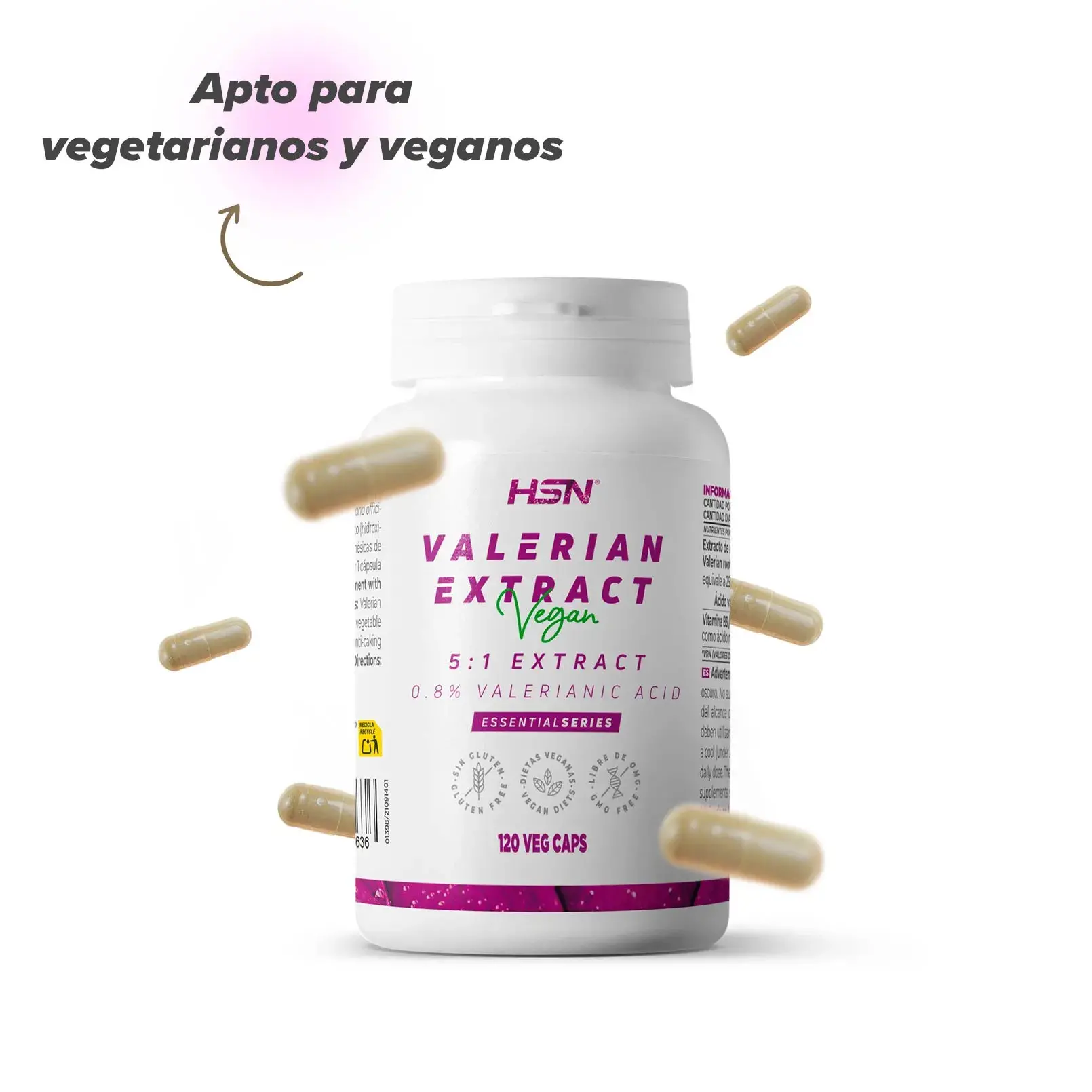 Cápsulas HSN valeriana